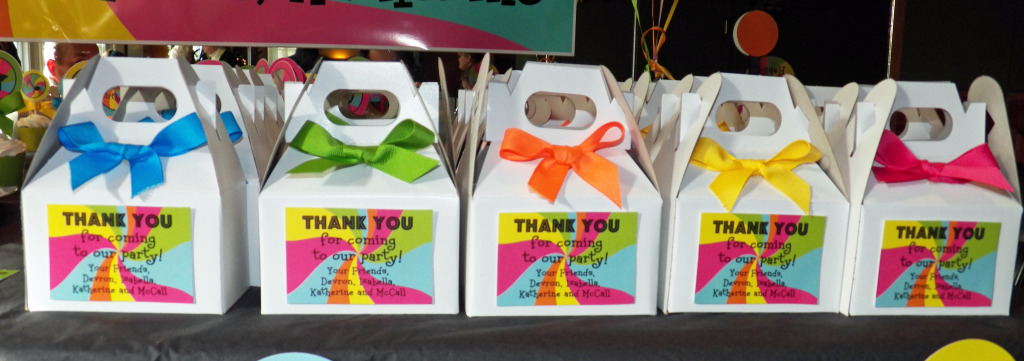 Dance Party Favor Tags