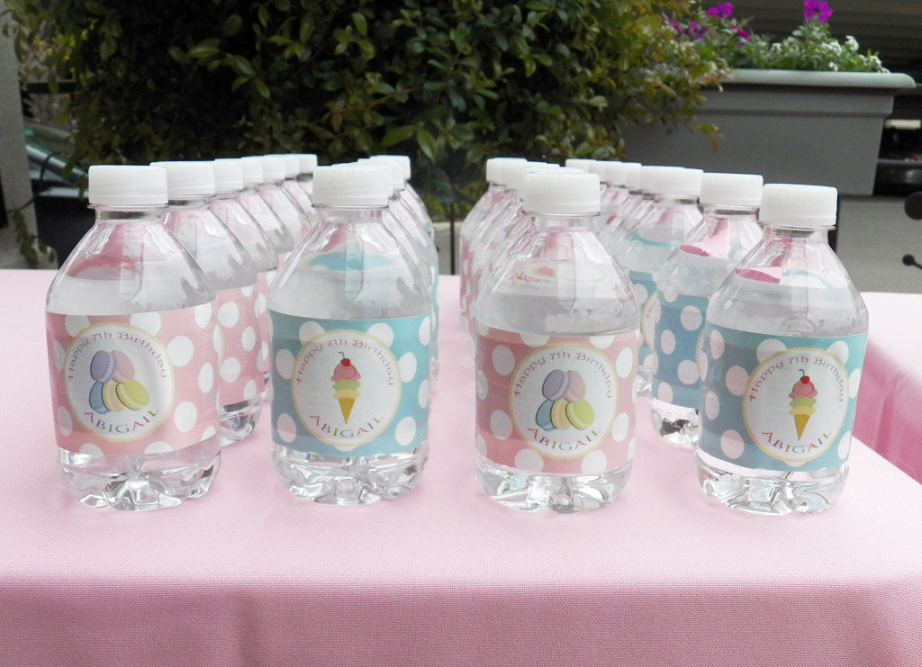 Macaroon and Ice Cream Water Wraps