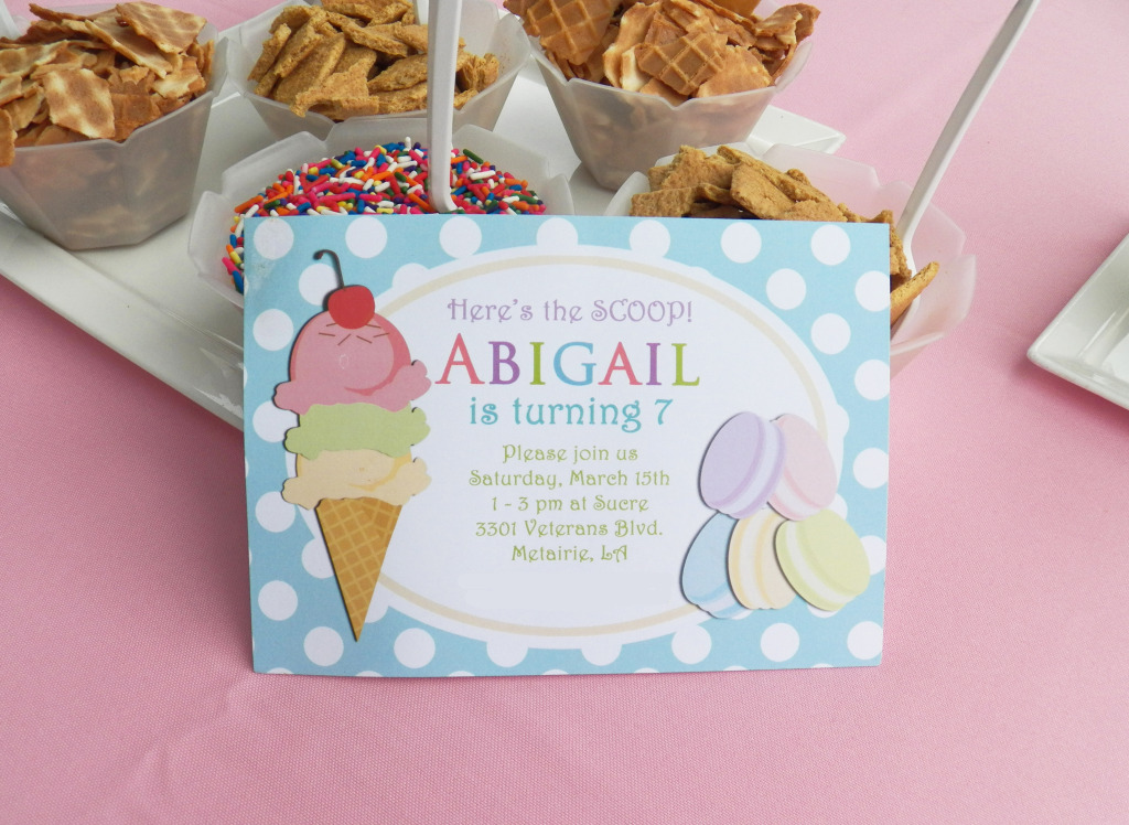 Sucre Birthday Invitation