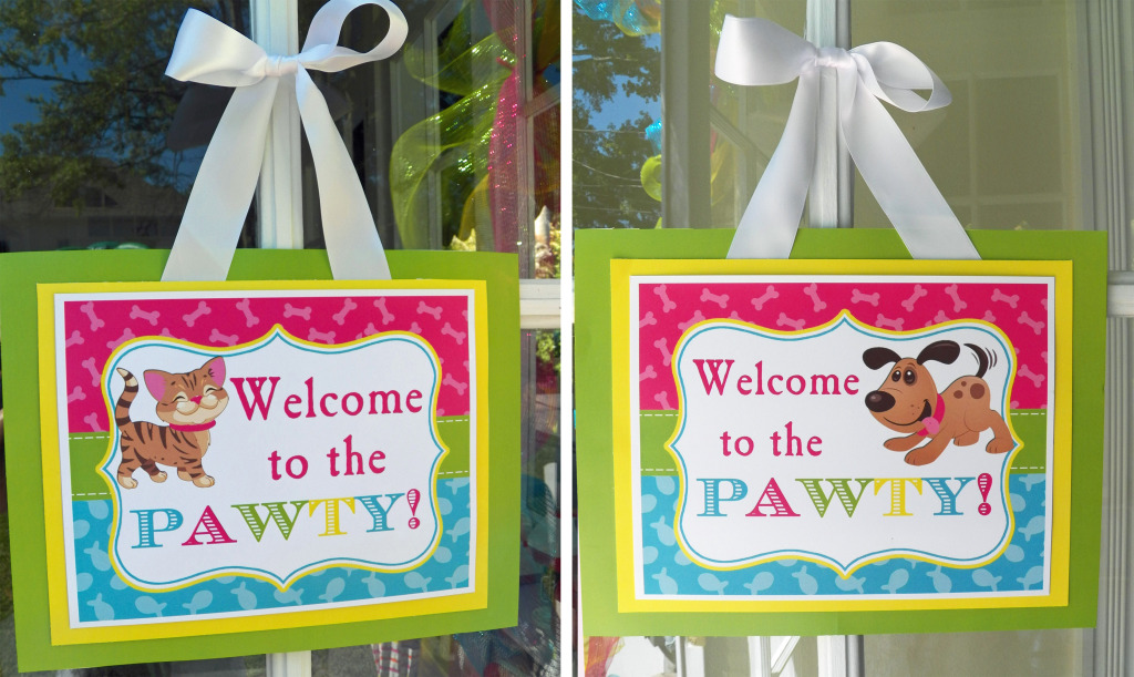 cat and dog welcome signs 2