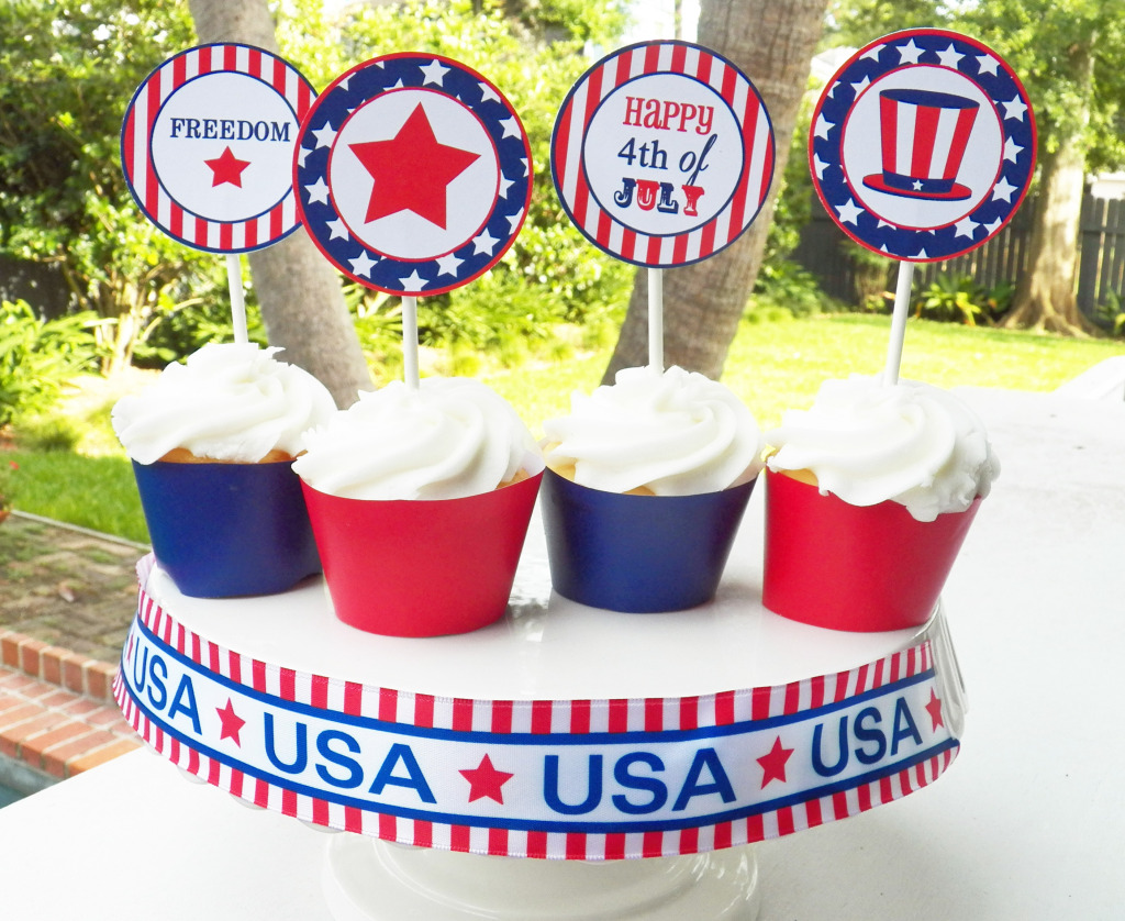 fourth of july cupcakes