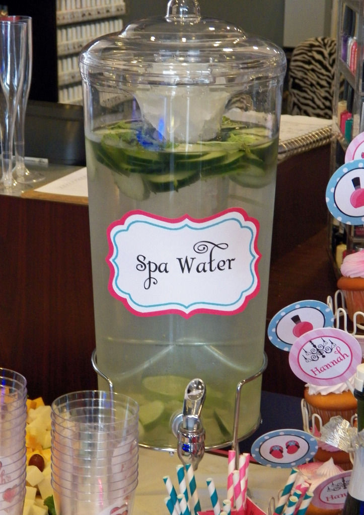 spa water cucumber