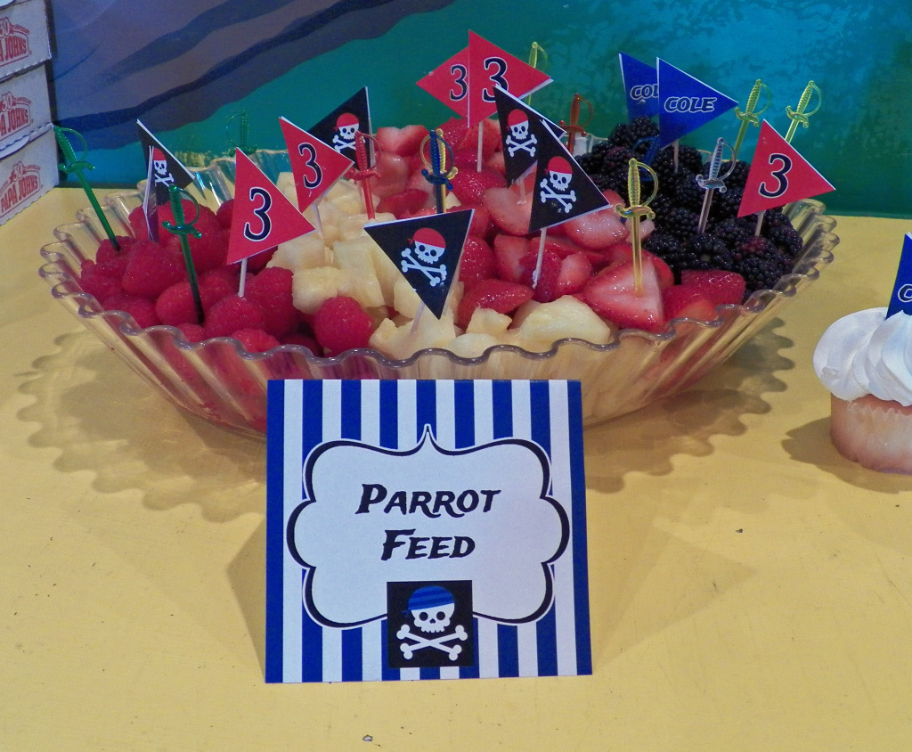 tent style food labels