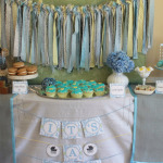 Vintage Stroller Baby Shower - It's a Boy!