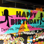 Neon Brights Dance Party Swirl Birthday