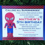 Superhero Party for Spiderman Fan 