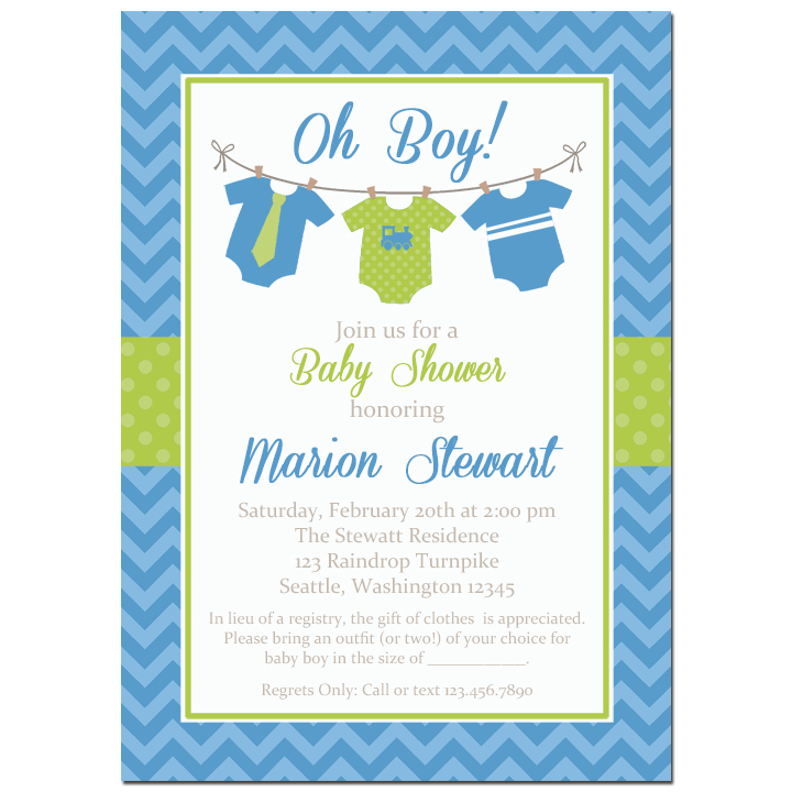 Blue Onesies - Baby Boy Onesie Collection
