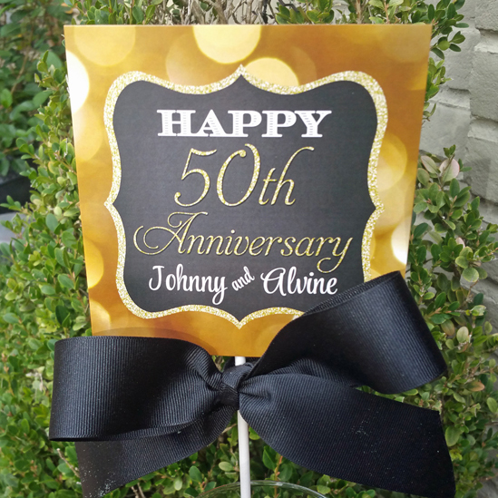 Black and Gold Sparkle 