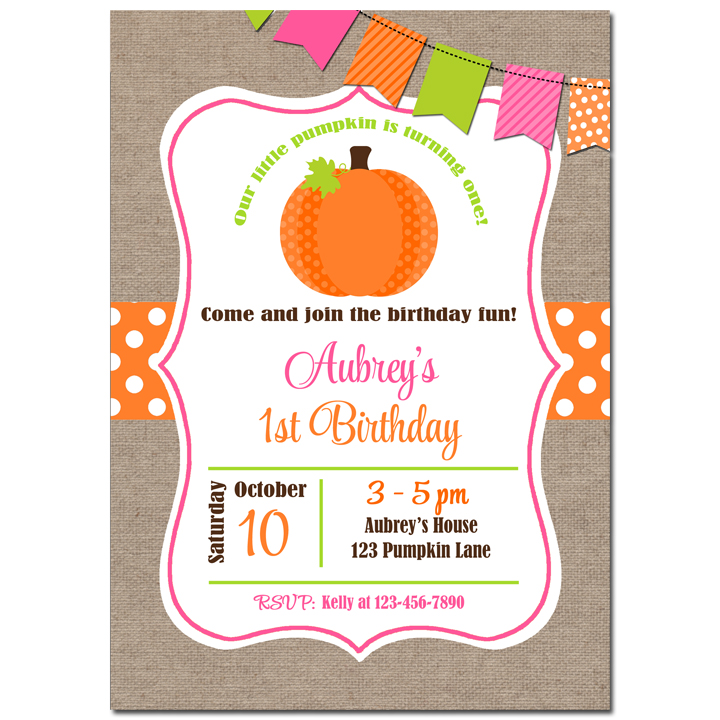 Pumpkin Burlap Collection