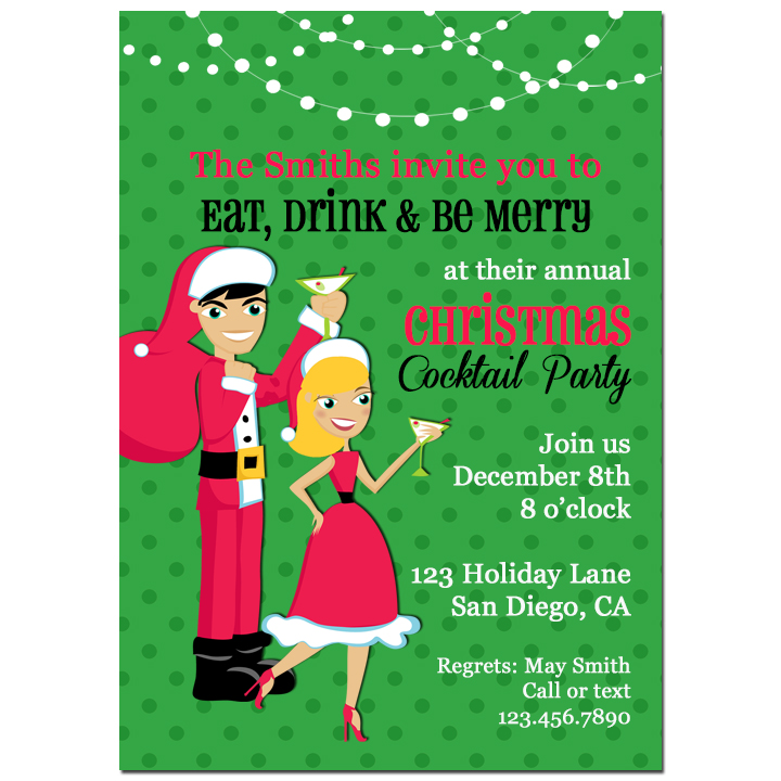 Santa Couple Cocktail