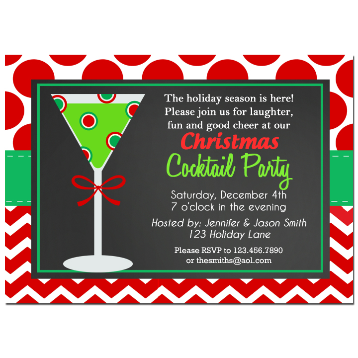 Christmas - Chalkboard Cocktail
