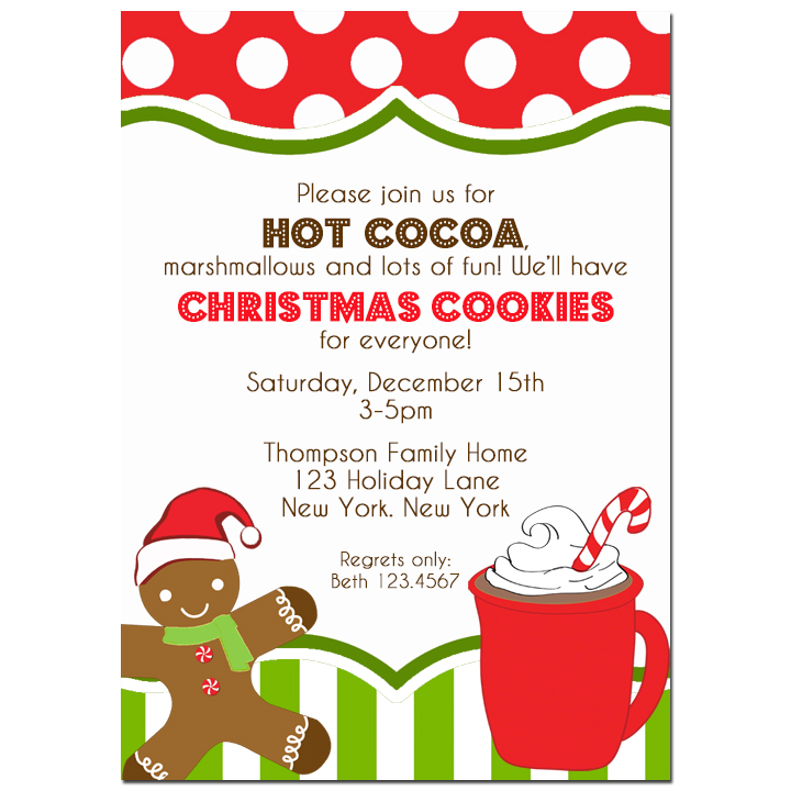 Christmas Hot Cocoa and Cookies