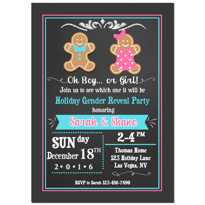 Gingerbread Kids Pink and Blue Collection