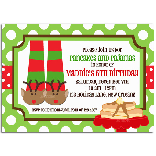 Christmas Pajamas and Pancakes - Reindeer Fun