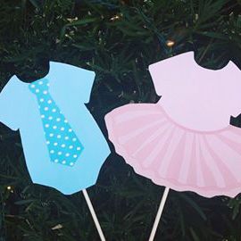 Ties and Tutus Collection - Chalkboard Pink and Blue