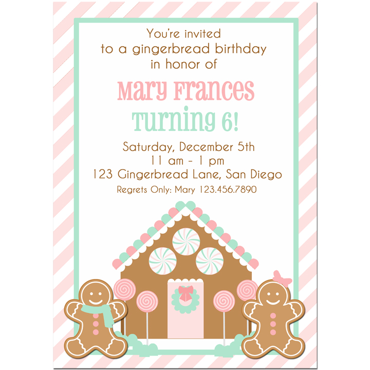 Pink and Teal Gingerbread Kids