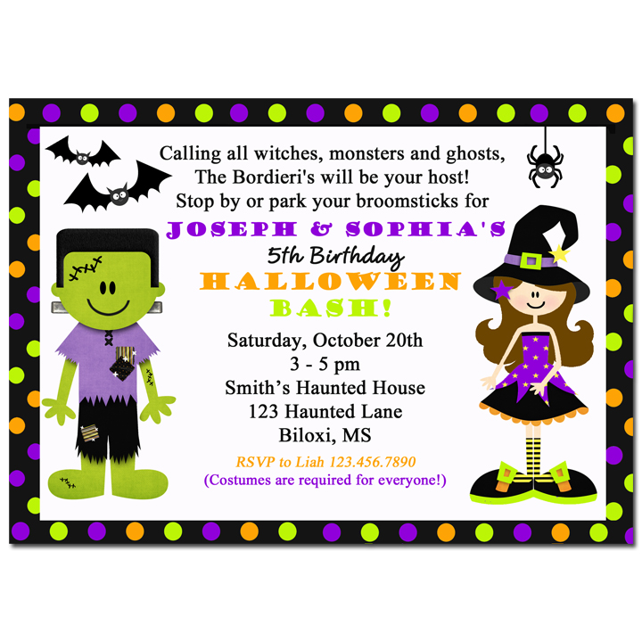 Witch Frankenstein - Halloween Sibling Collection