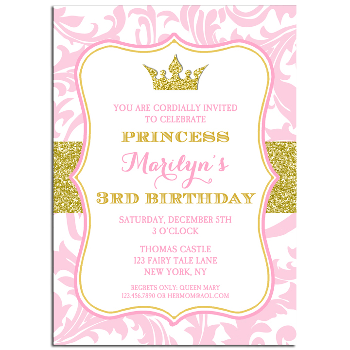 Princess - Pink and Gold Sparkle Collection