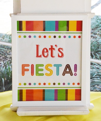 Let's Fiesta 8x10" Sign 