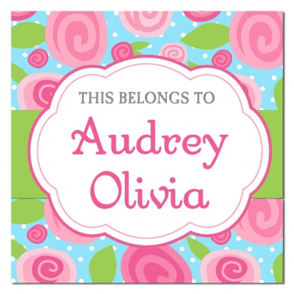 Floral Back to School Calling Cards