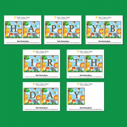 Safari "Happy Birthday" Banner