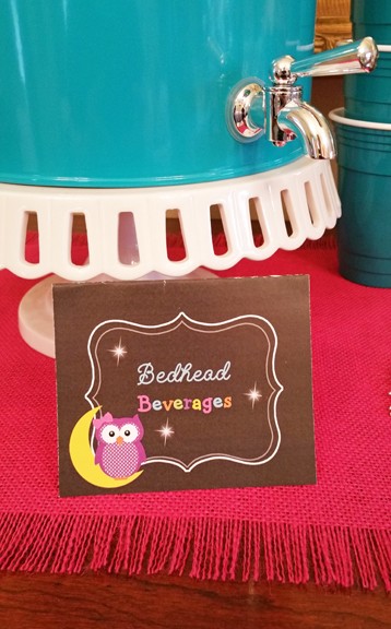 Night Owl Tent Style Food Labels