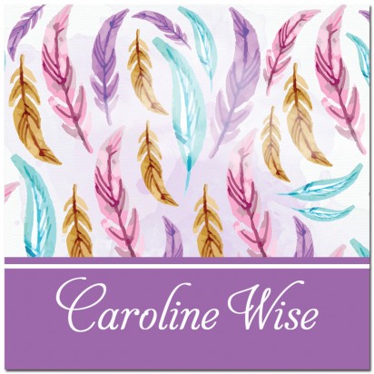 Boho Feather Calling Cards