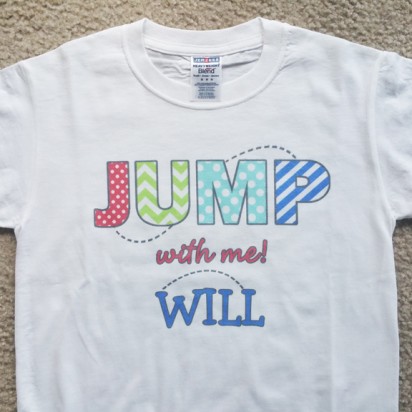 Jump Trampoline Birthday Party Shirt 