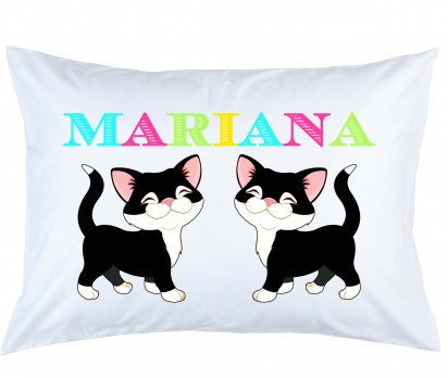 Personalized Cat Pillow Case