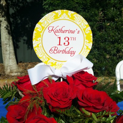 Beauty and the Beast Inspired Party Centerpiece Toppers 
