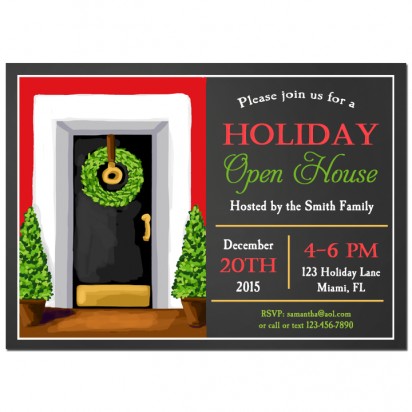 Christmas Open House Invitation