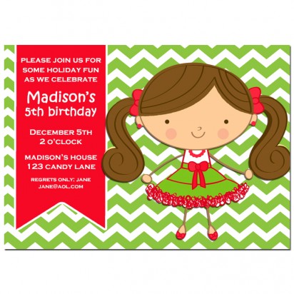 Party Girl Chevon Invitation
