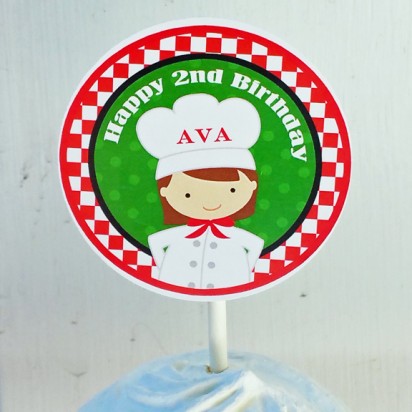 Pizza Cupcake Toppers 