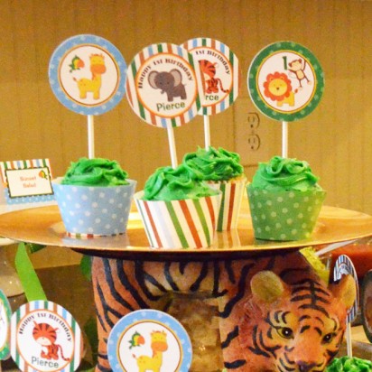 Safari Cupcake Toppers 