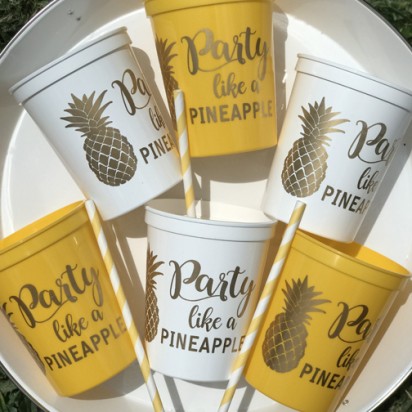 Party Like a Pineapple Stadium Cups