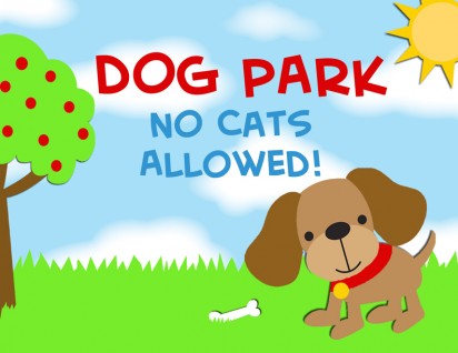 Dog Park 8x10" Sign for Puppy Dog Party - Puppy Party Fun Collection