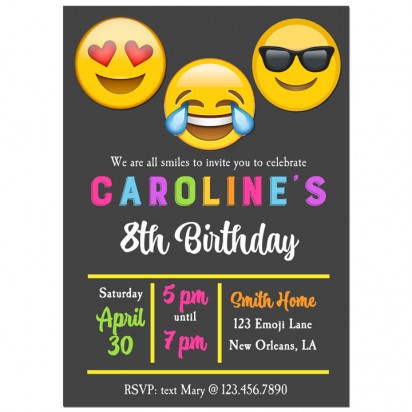 Emoji Party Invitation