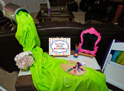 Painting Art Party Face Painting Sign