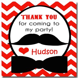 Little Man Mustache Bash Favor Tag