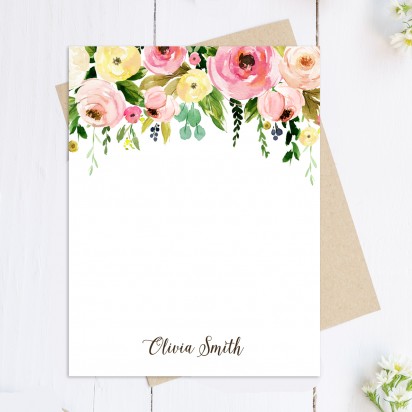 Floral Bouquet Note Cards