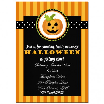 Halloween Sweet Pumpkin Invitation