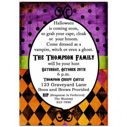 Whimsy Halloween Invitation