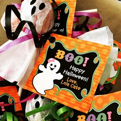 Halloween Ghost Tags