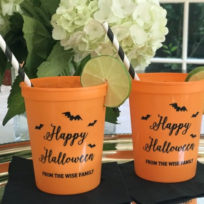 Halloween Personalized Stadium Cups