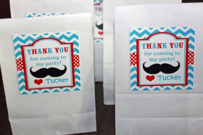 Little Man Mustache Bash Favor Tag