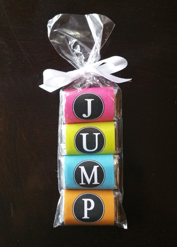 JUMP Mini Candy Wrappers
