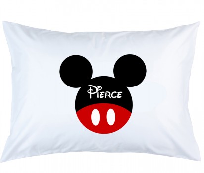 Personalized Mickey Pillow Case