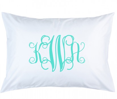 Personalized Monogram Pillow Case