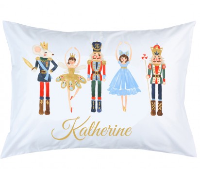 Personalized Nutcracker Pillow Case