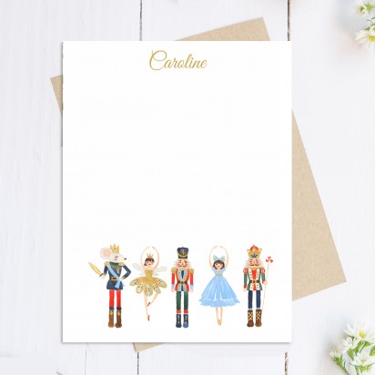 Nutcracker Personalized Note Cards